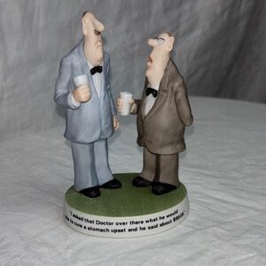 Vintage 1990 Jim Unger "Herman" Porcelain Figurine - 1st Issue Collectible